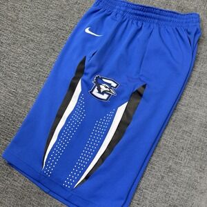 Nike Creighton Bluejays Basketball Shorts Mens Medium Blue Dri Fit Athletic NCAA